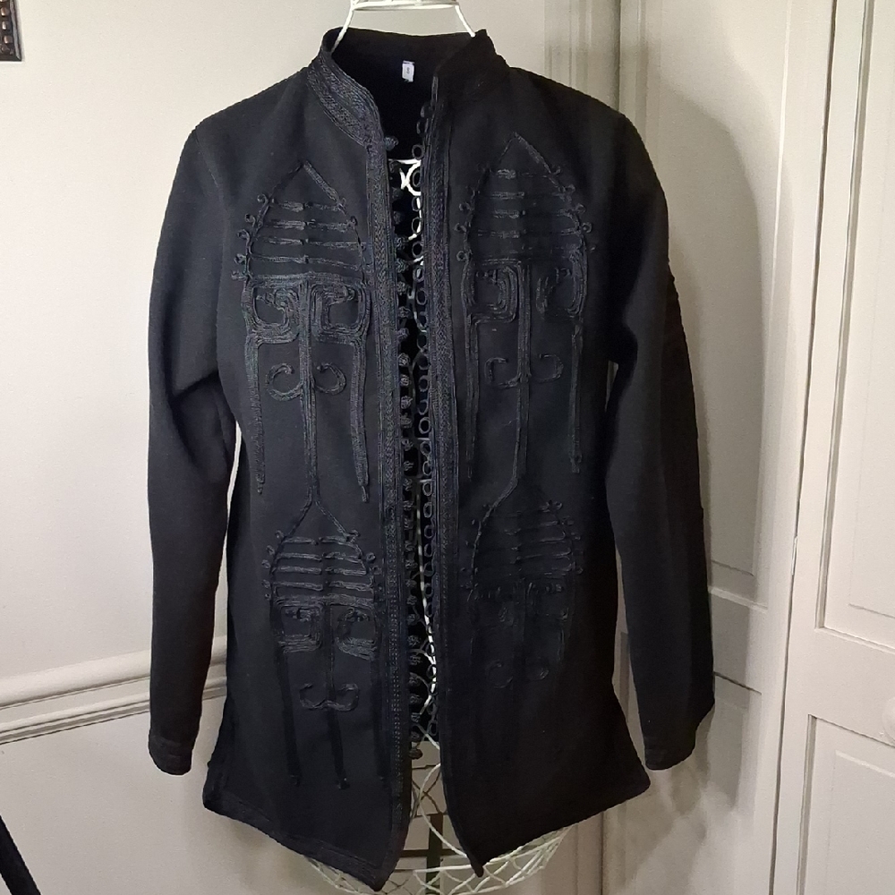 Black Embroidered Jacket